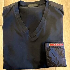 Prada black tshirt